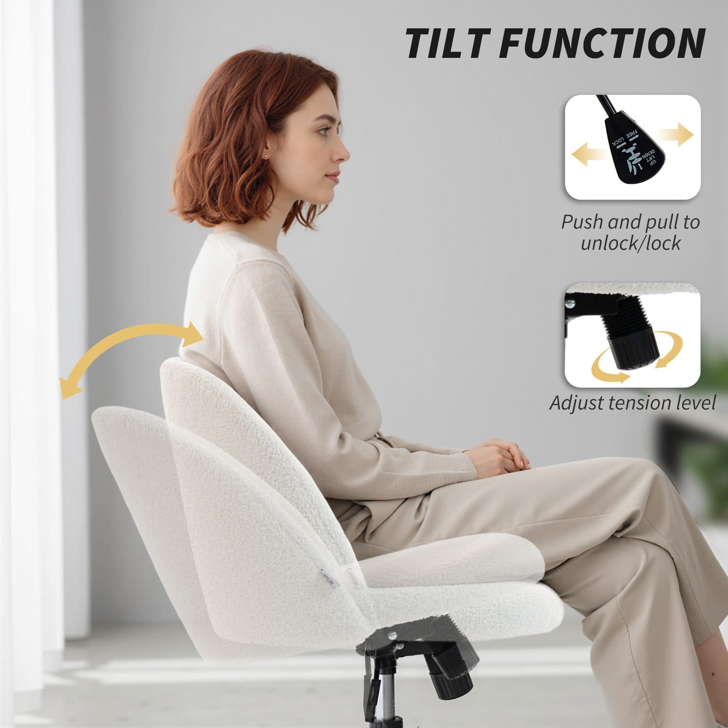Teddy Fleece Office Chair - image 5