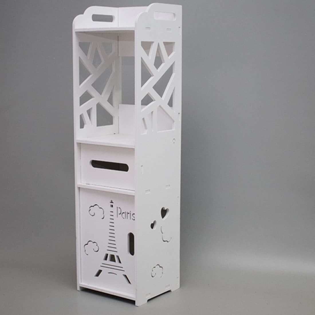 A Slim White Storage Tower That Keeps Your Bathroom Clutter-Free - image 5