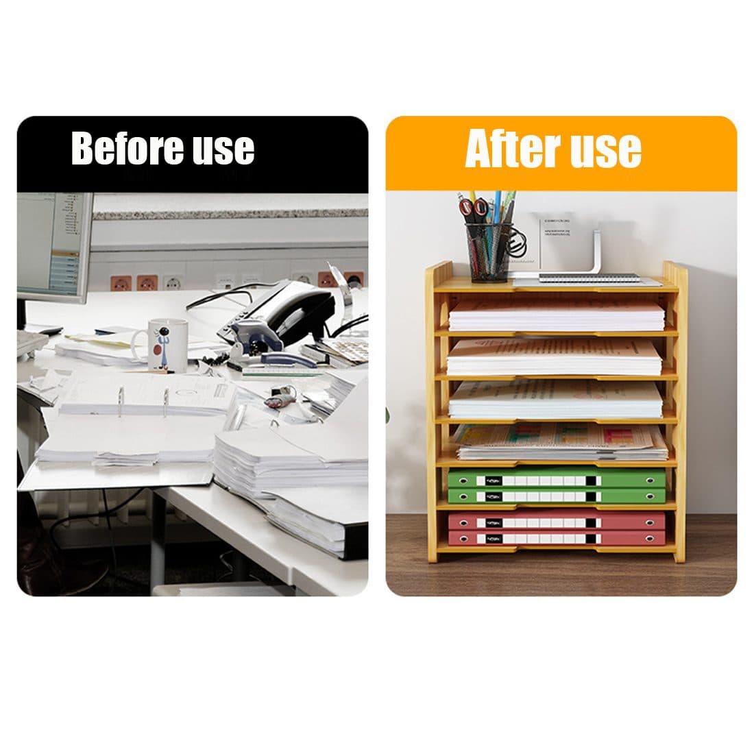 Keep Paperwork Sorted with a 7-Layer Desk Organiser - image 5