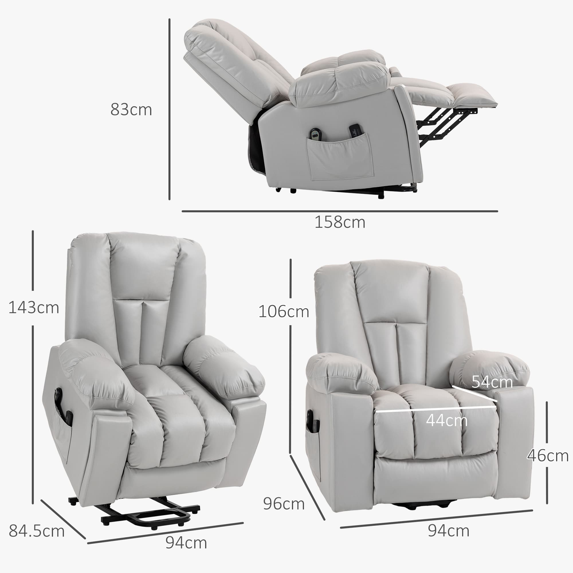 Lift to stand and massage to relax — all from one armchair - image 1