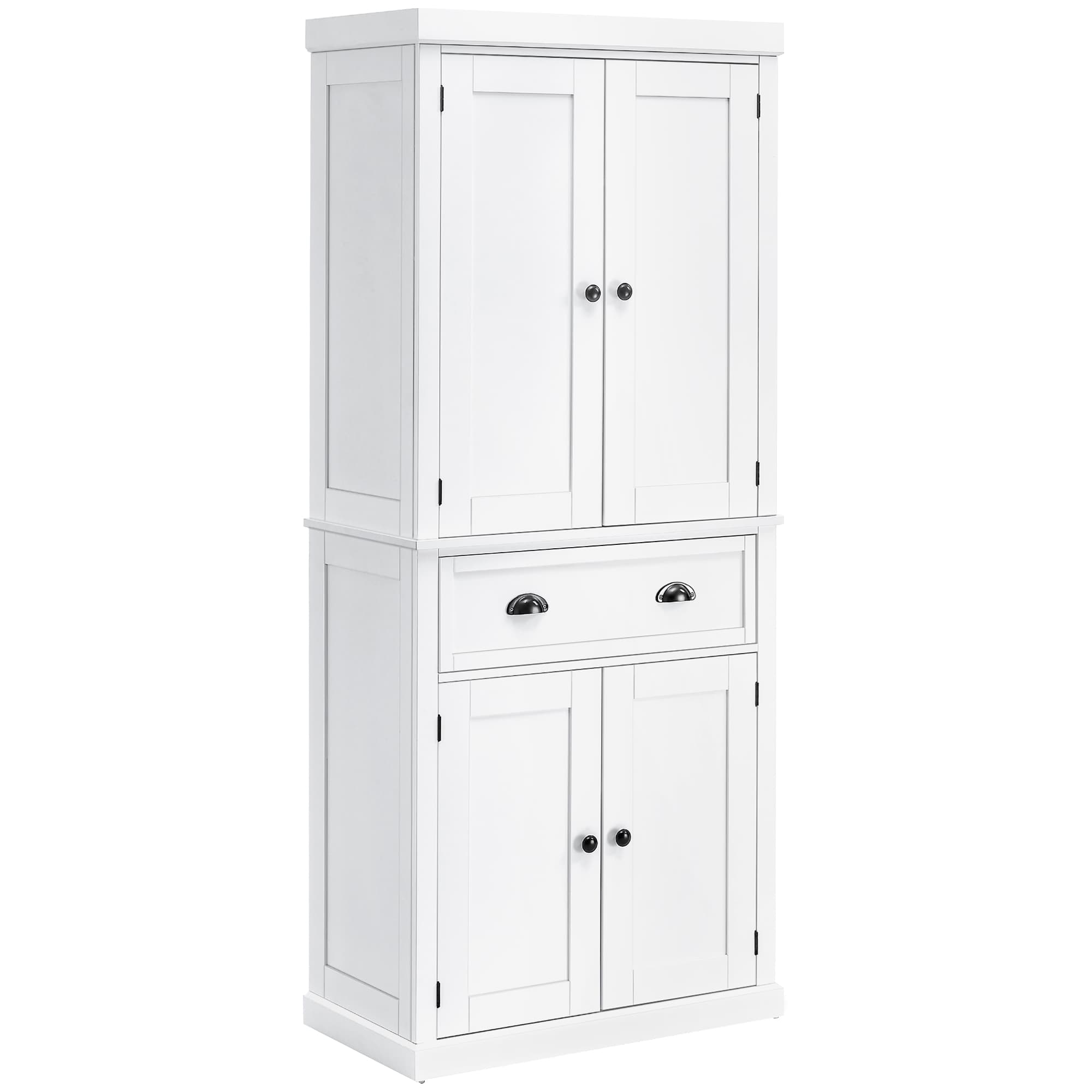 Tall White Kitchen Pantry