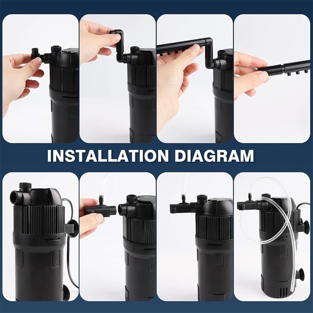 400L/H Internal Filter for Aquariums and Fish Tanks - image 1
