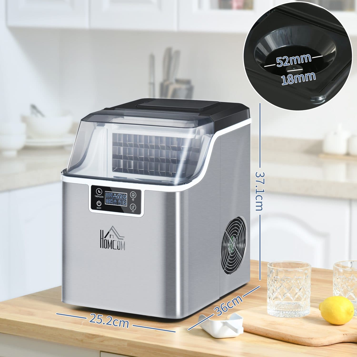 3.2L Compact Ice Maker - image 1