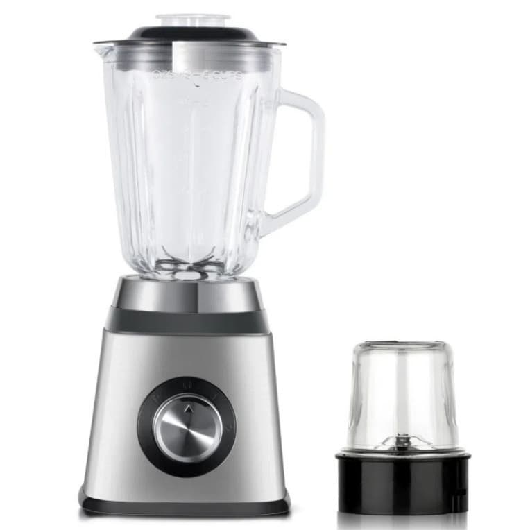 Blend smoothies and grind coffee from one counter unit
