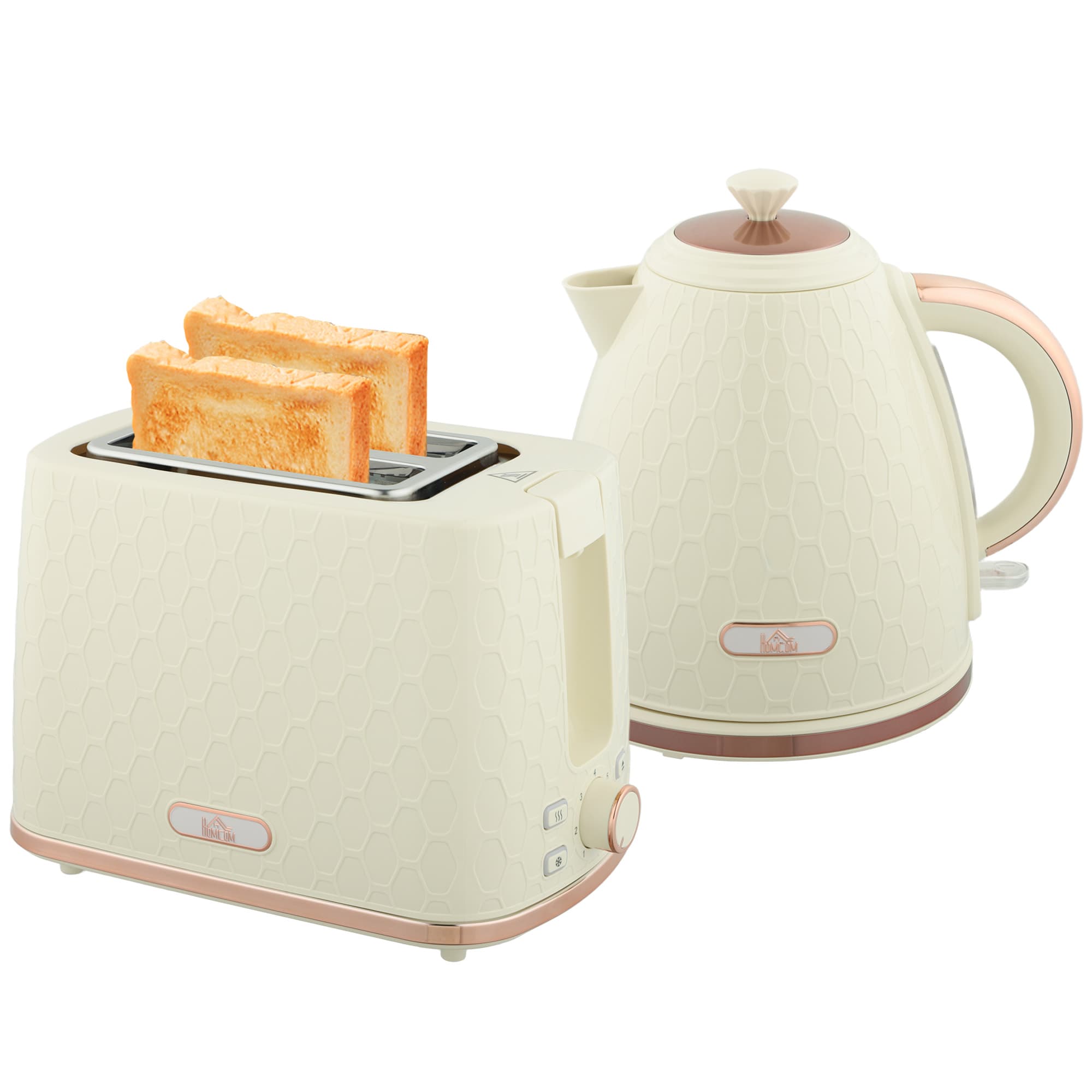Beige Honeycomb Breakfast Set