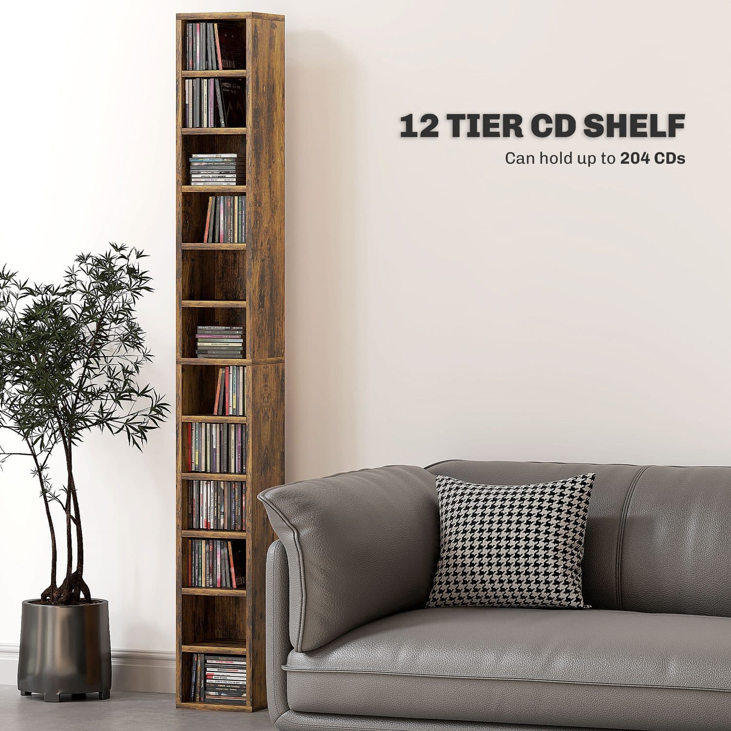 Slim Rustic Storage Tower - image 2