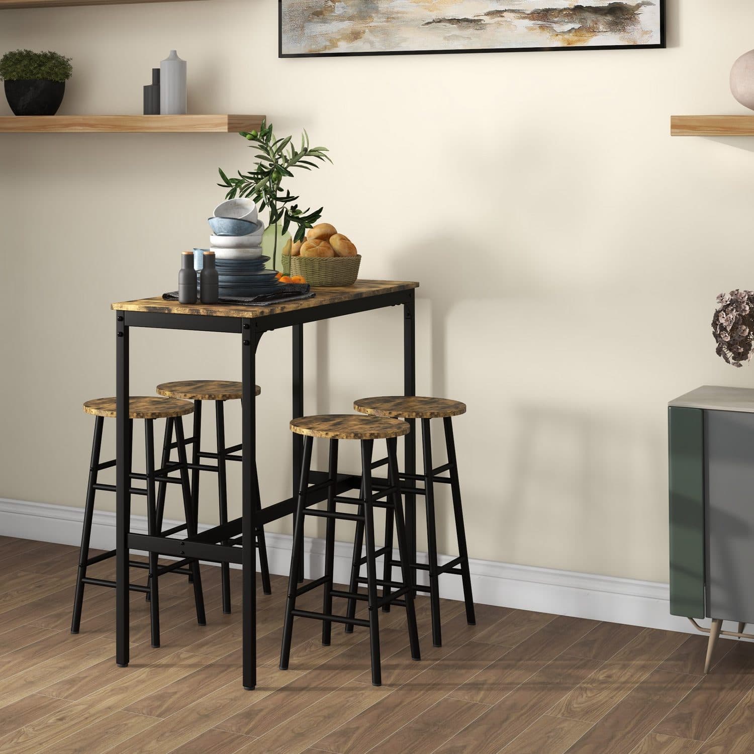 5-Piece Industrial Bar Set - image 3