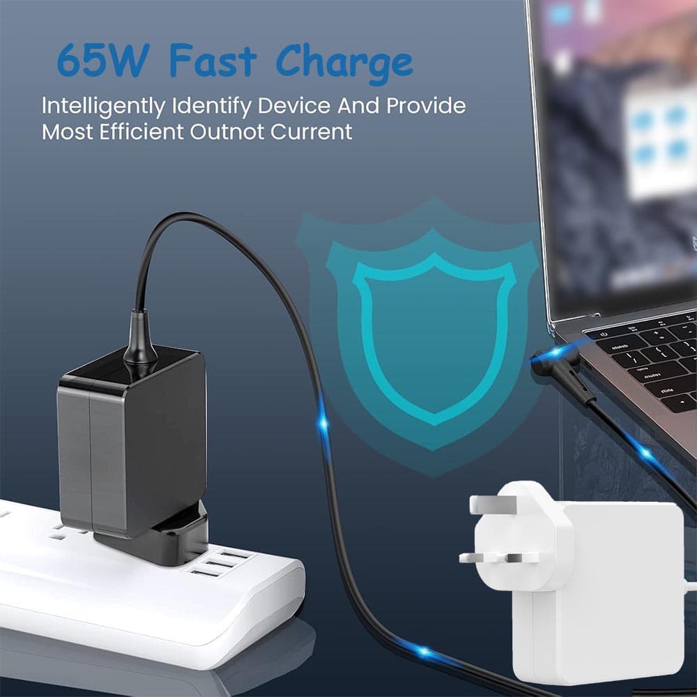 65W UK Laptop Charger Compatible with Multiple Brands - image 3
