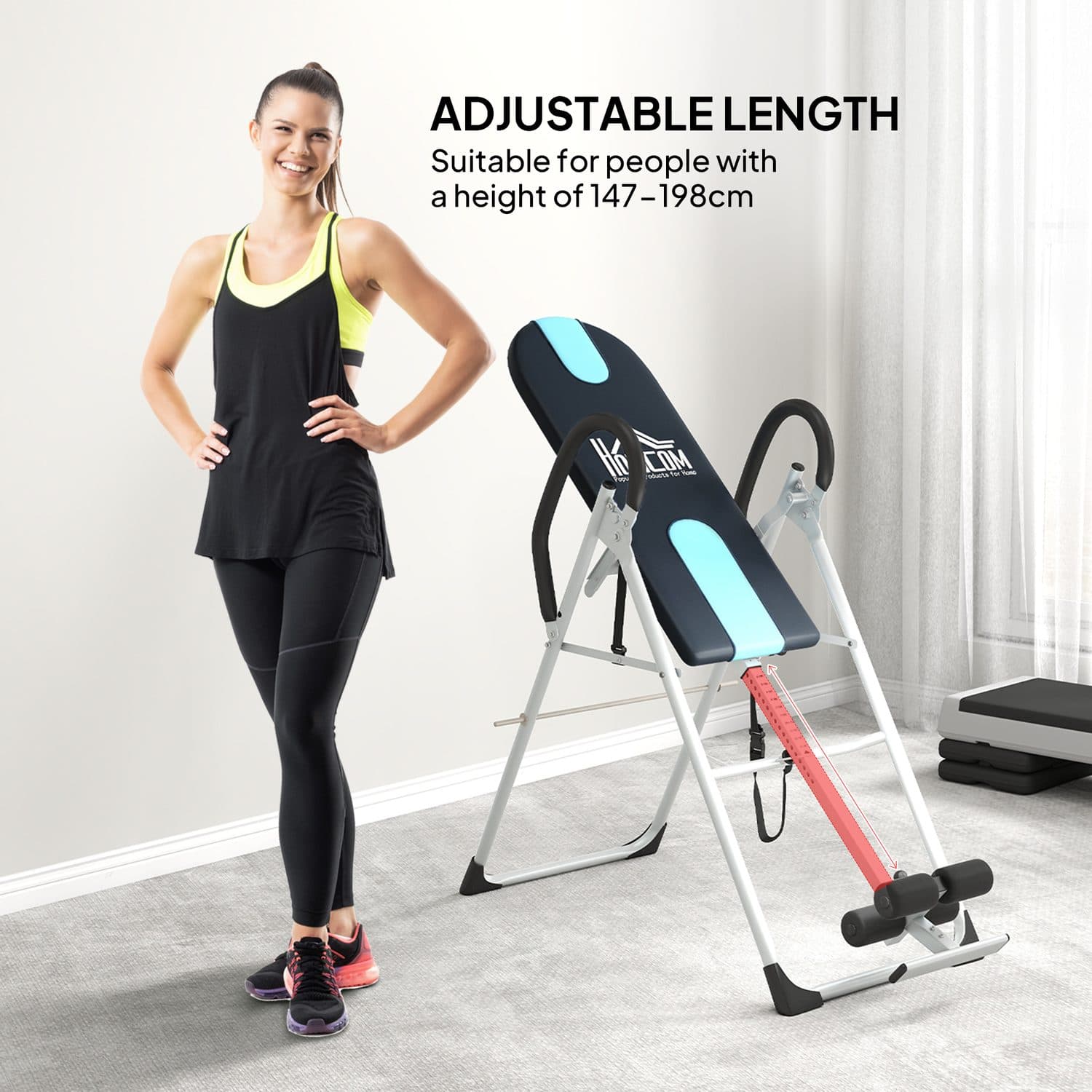 Foldable Inversion Table for Home Stretching and Fitness - image 2