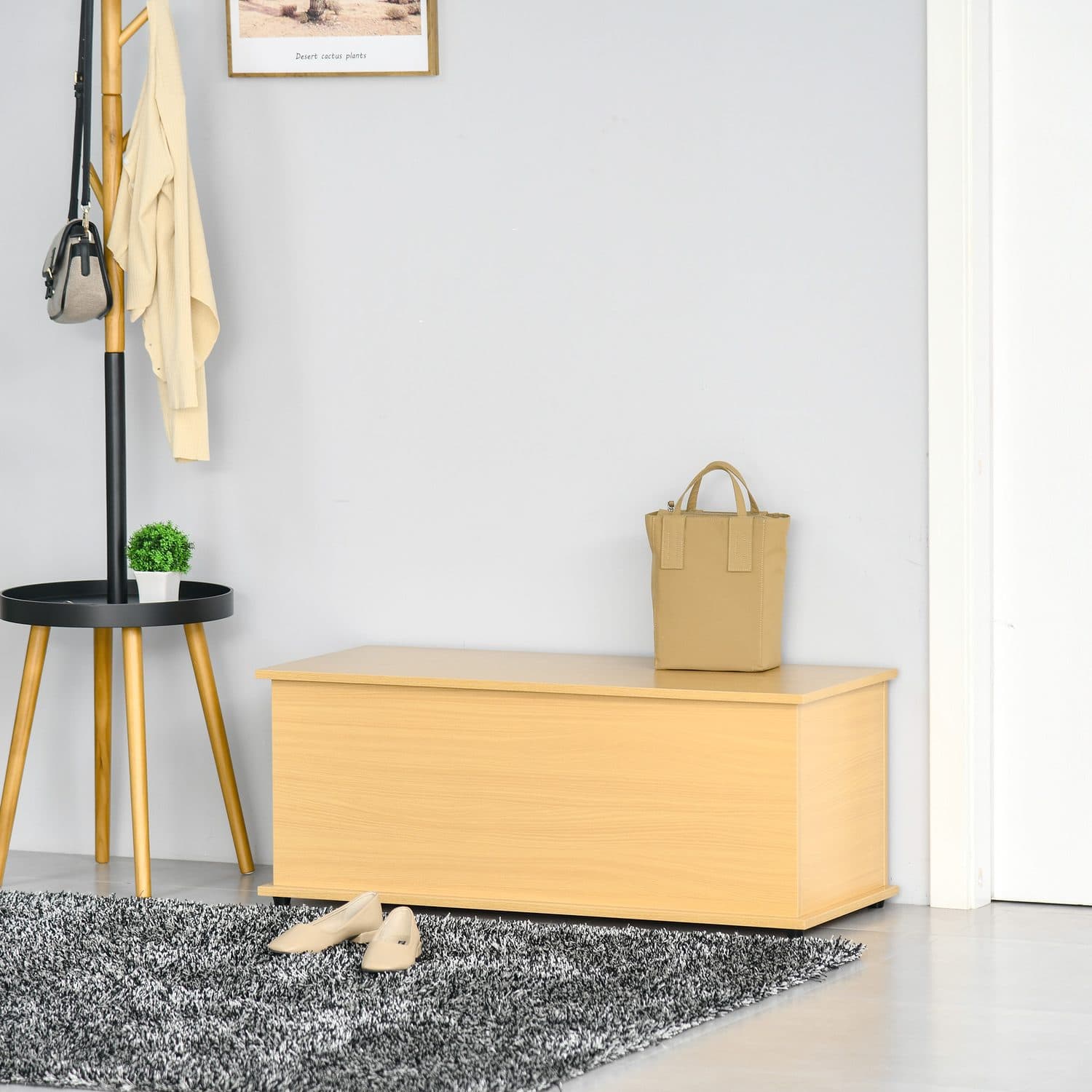 113L Burlywood Storage Chest - image 3