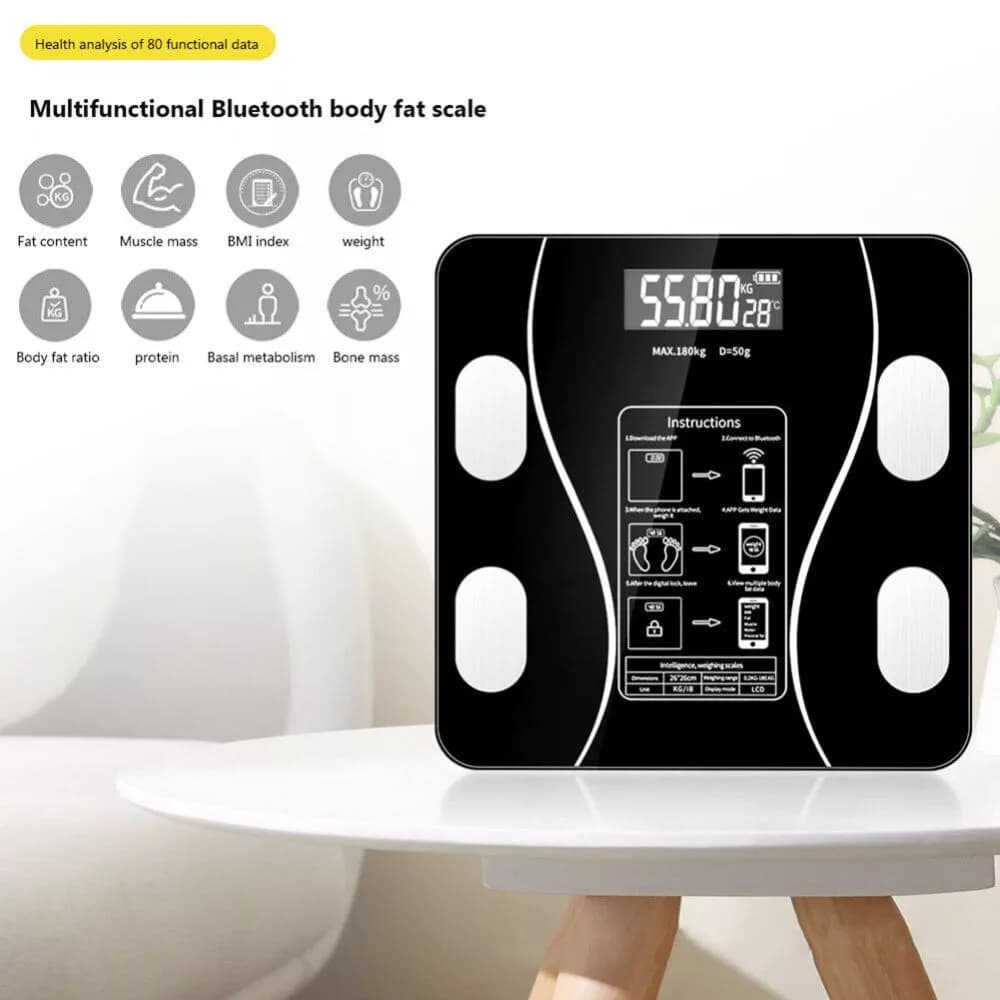 Smart Body Fat Scale with Bluetooth App Tracking - image 4