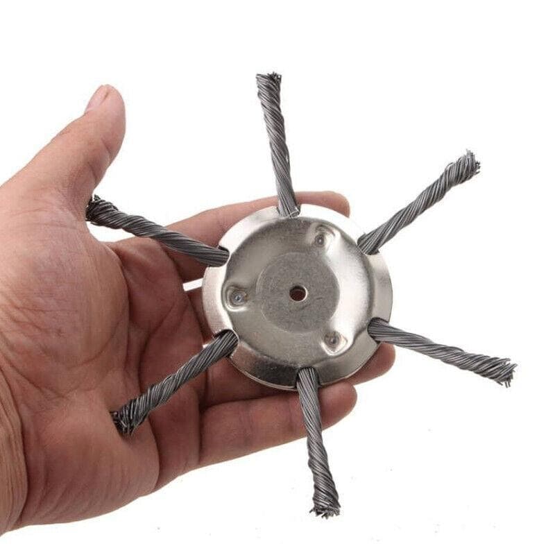15cm Steel Wire Trimmer Head for Tough Garden Weeds - image 3
