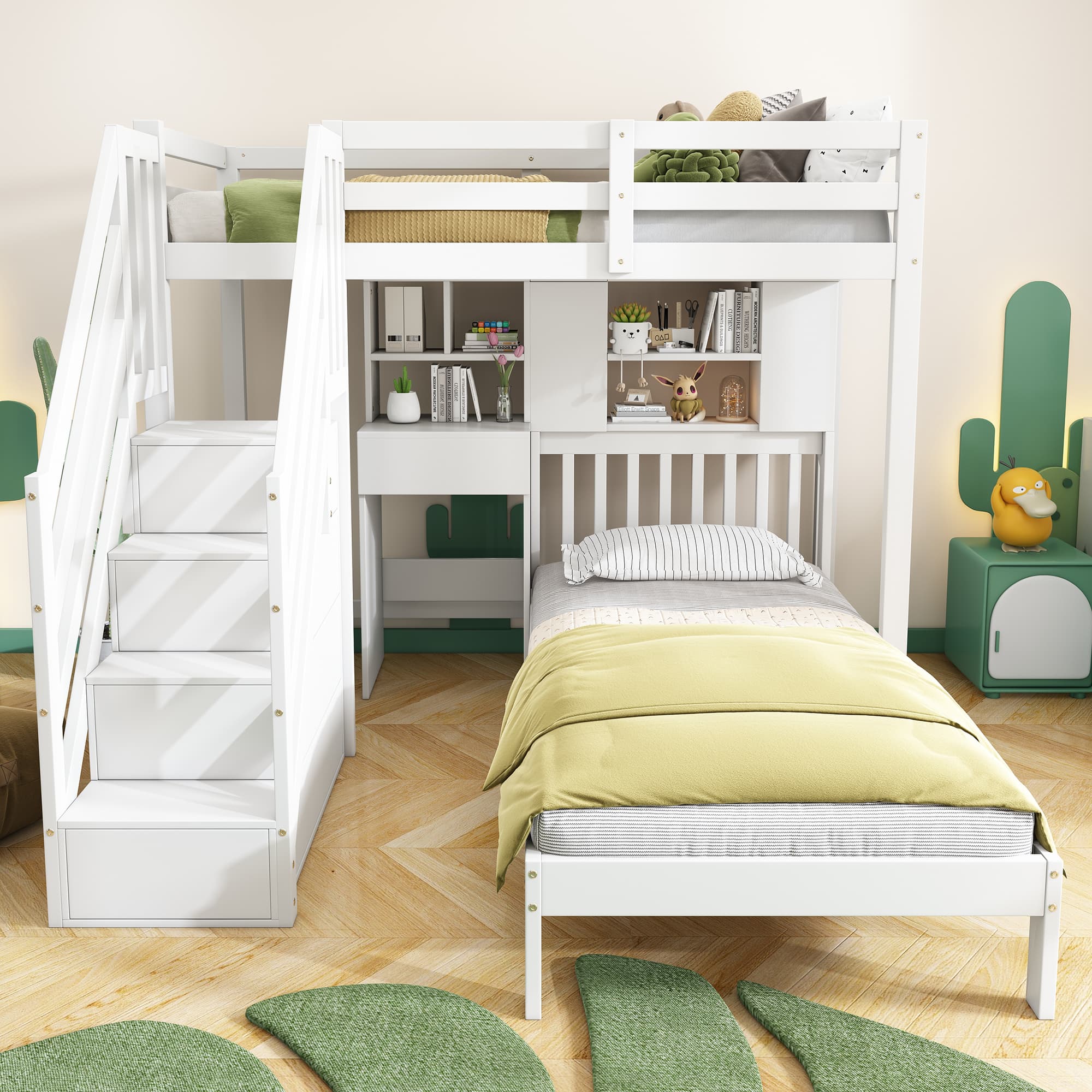 The Ultimate All-in-One Bunk Bed with Desk & Storage - image 6