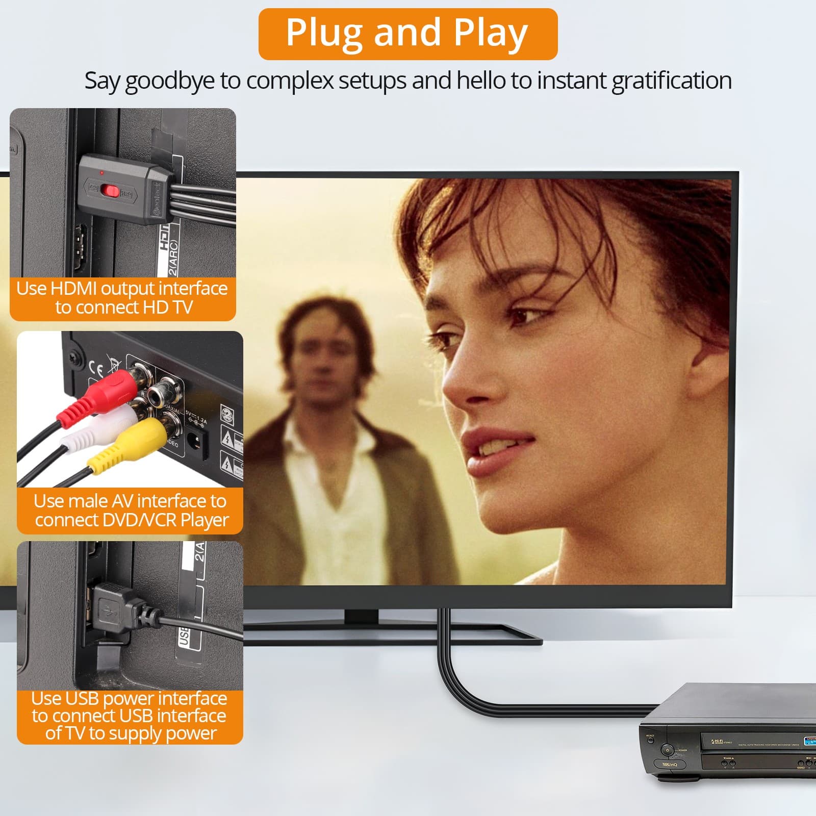 RCA to HDMI Converter — Connect AV Devices to Modern HDMI Screens - image 1