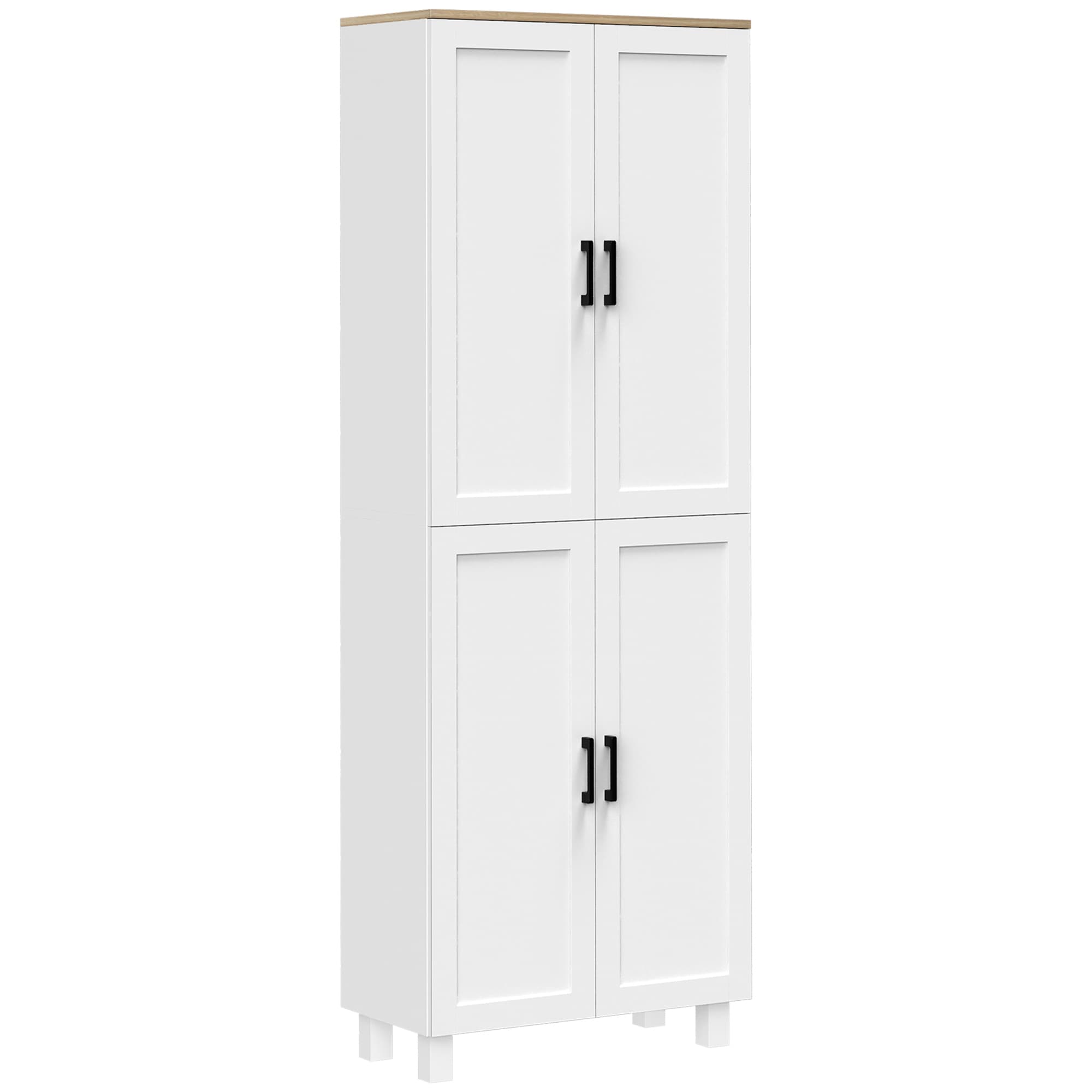 Tall White Kitchen Cupboard