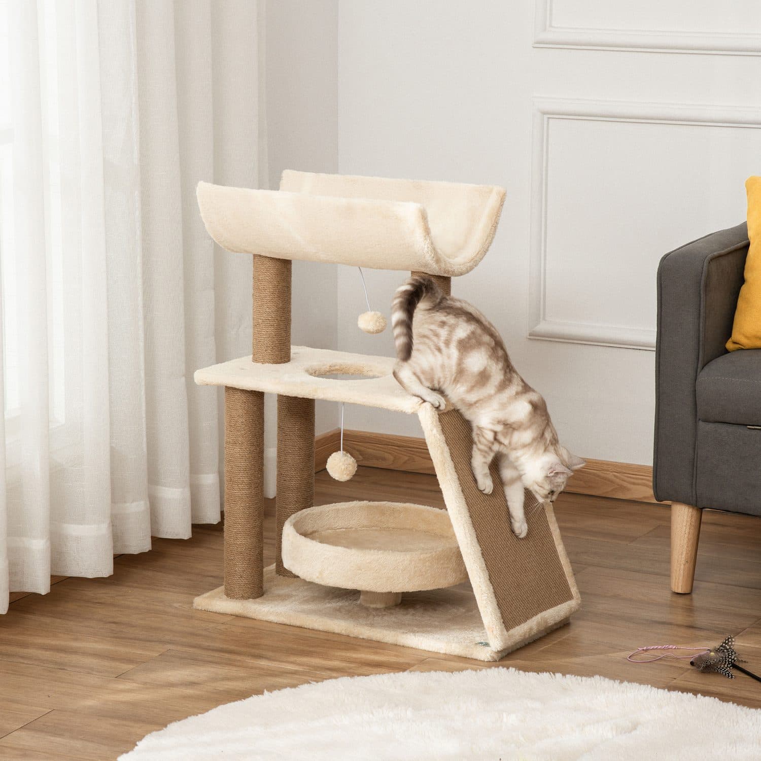 A Multi-Level Cat Tree for Scratching, Resting and Play - image 1