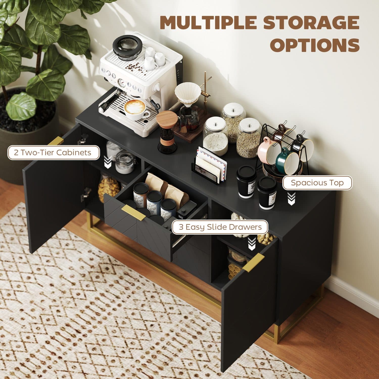Black Sideboard - image 3