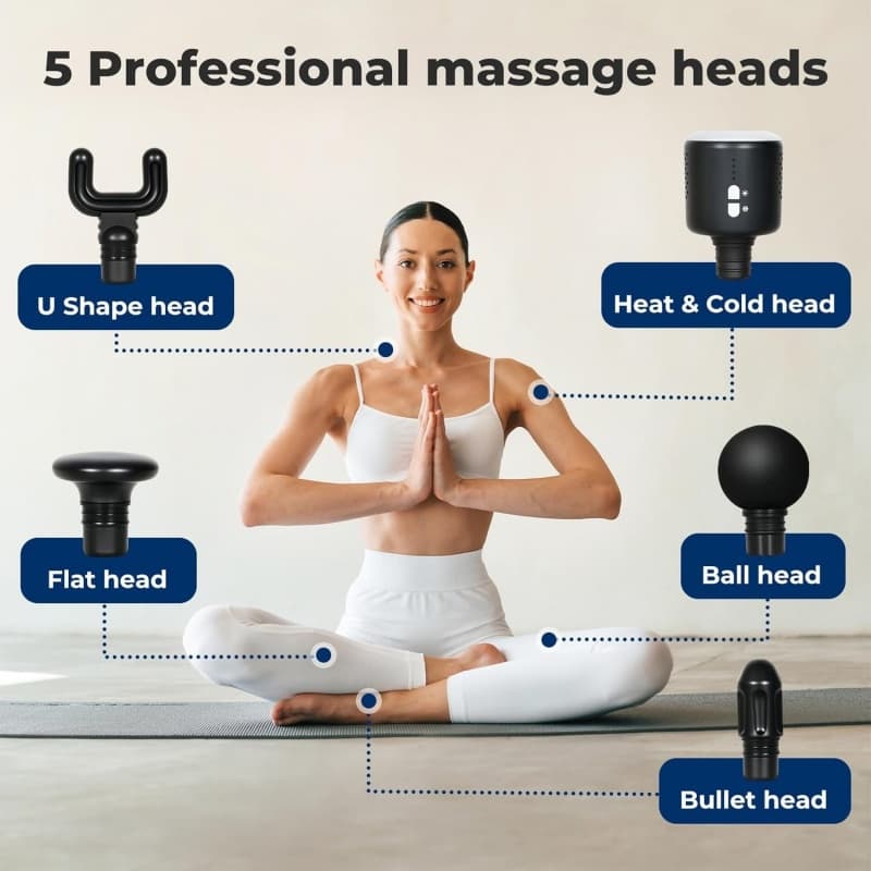 Mini Massage Gun with Heat and Cold - image 4