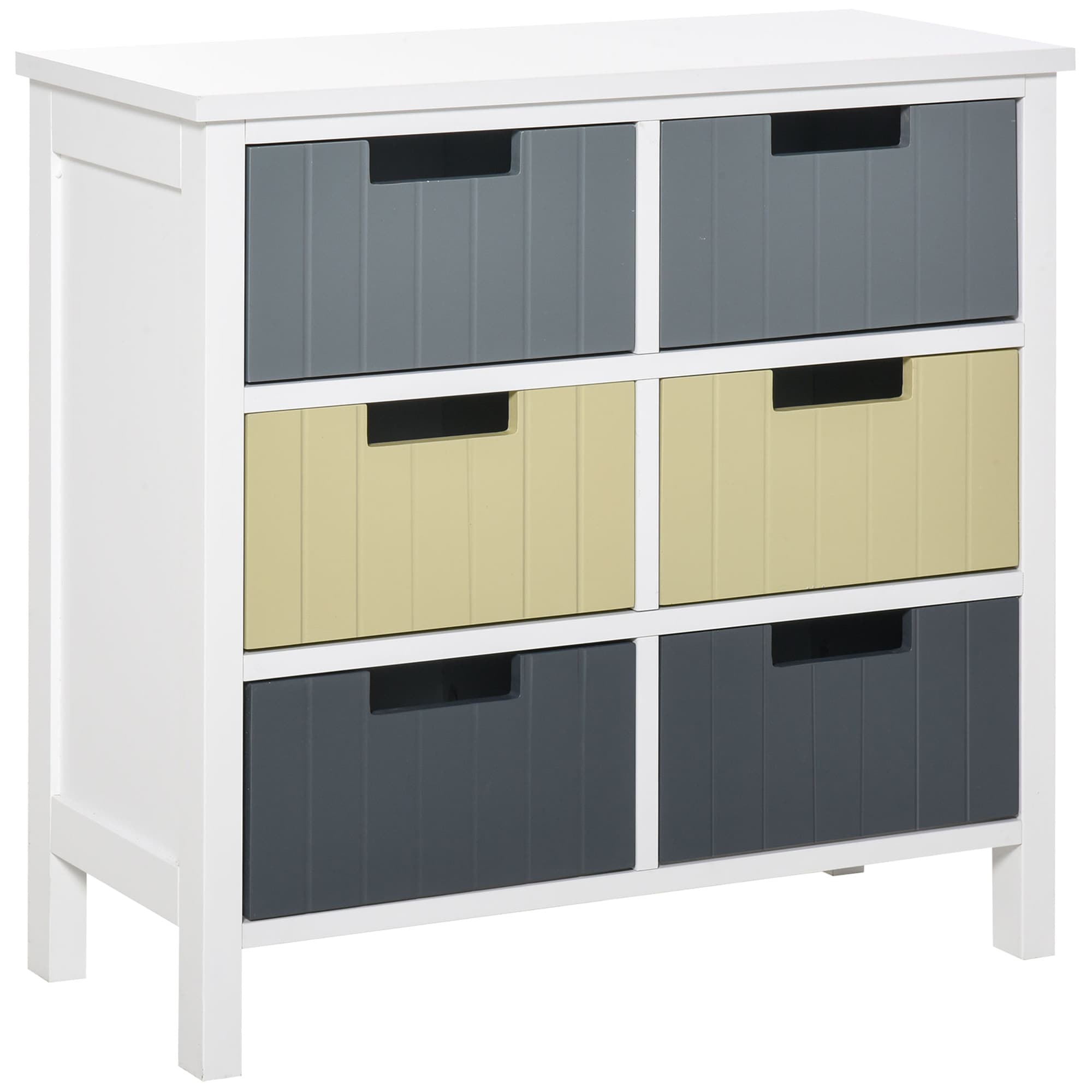 6-Drawer Pastel Chest