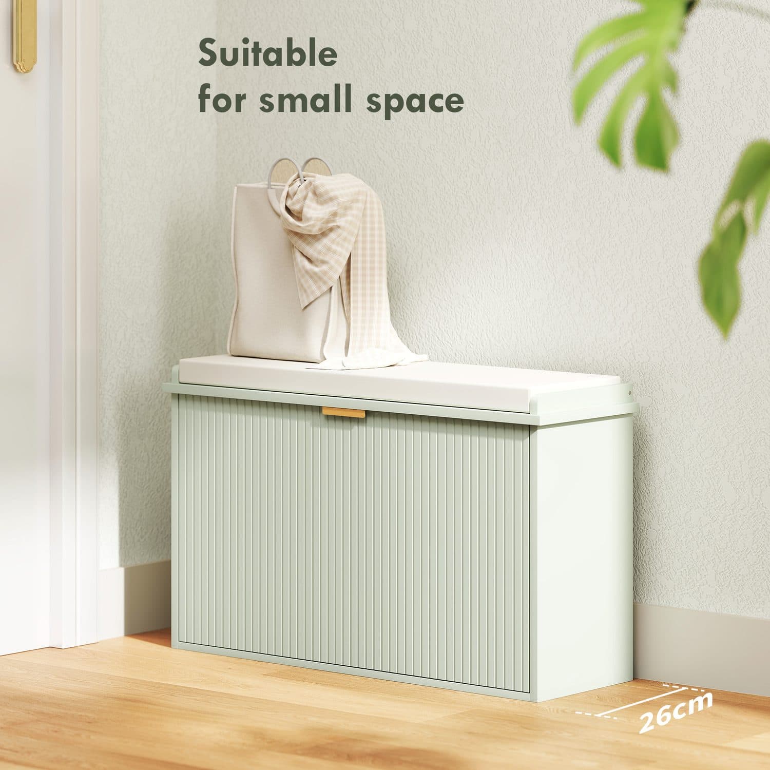 Green Shoe Bench - image 2