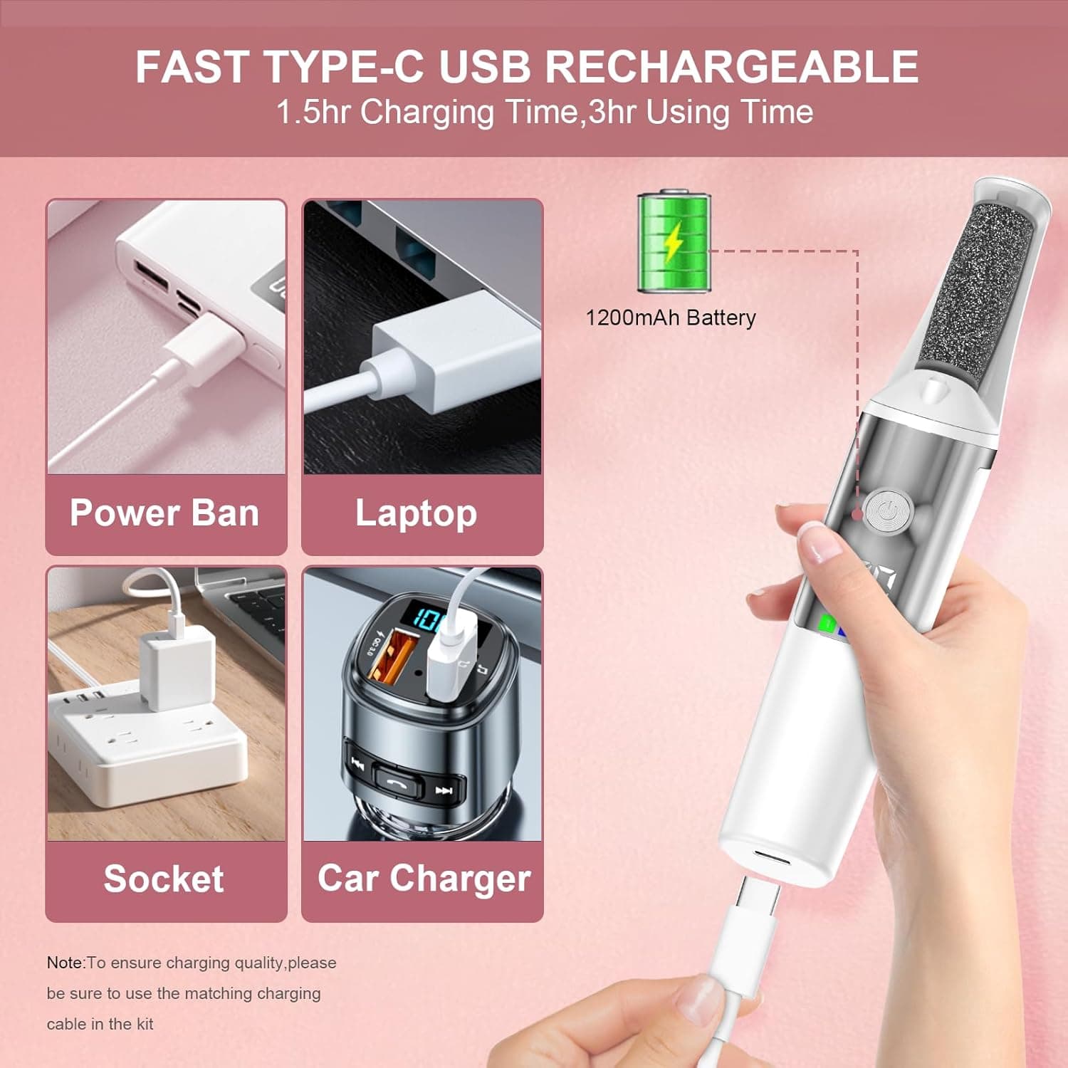 Electric Foot Grinder for Smoother, Softer Feet - image 1