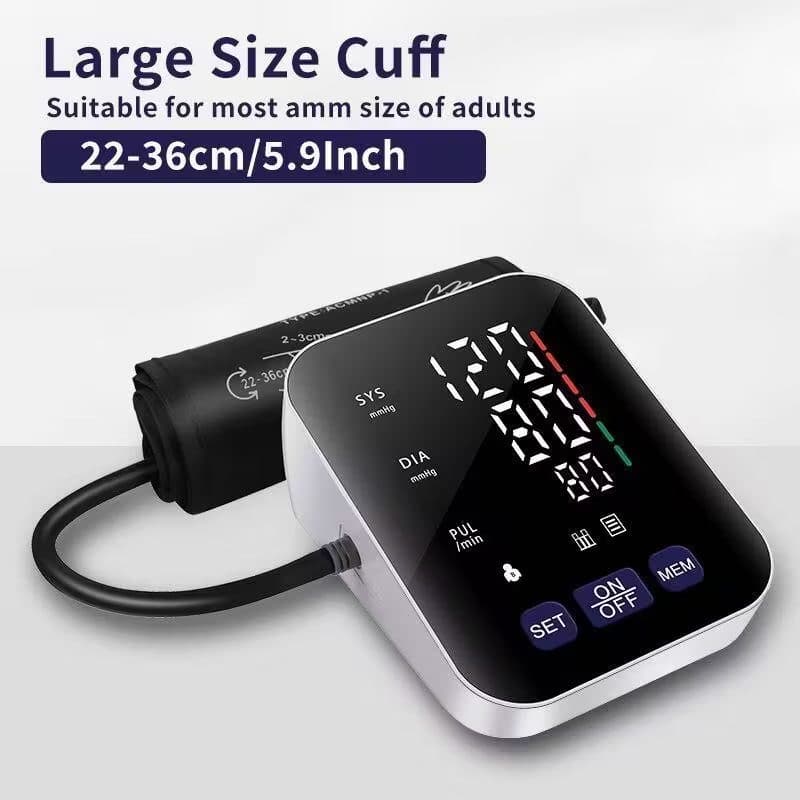 Home Blood Pressure Monitor with Large Backlit Display
