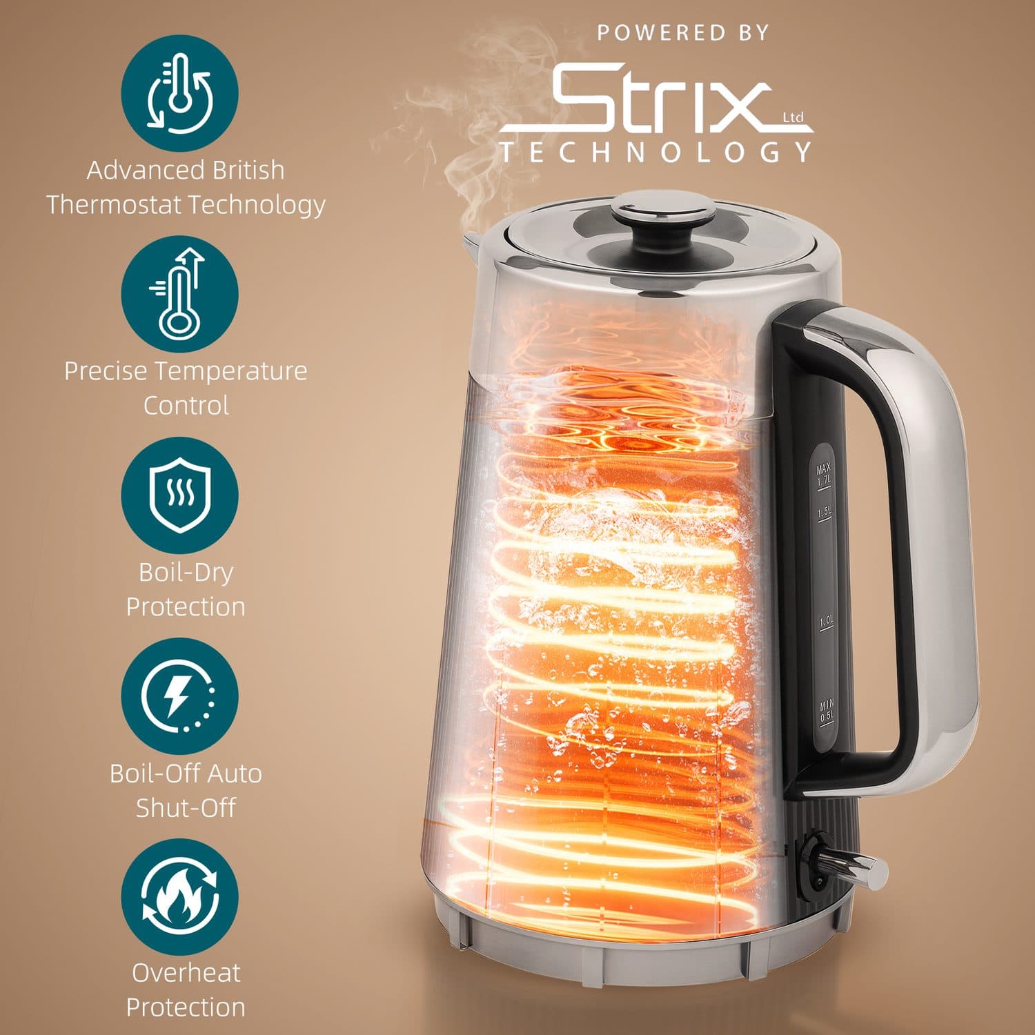 Black Kettle & Toaster Set - image 3