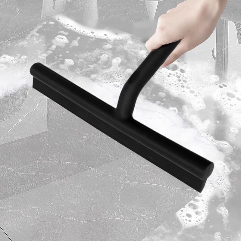Silicone Shower Squeegee for Glass, Tile & Mirrored Surfaces - image 4