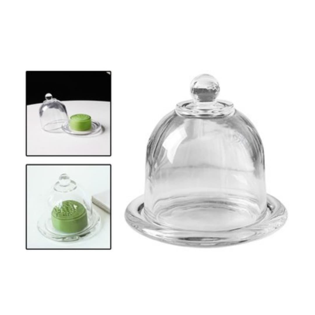 Glass Cake Stand with Cloche Dome for Elegant Displays - image 7