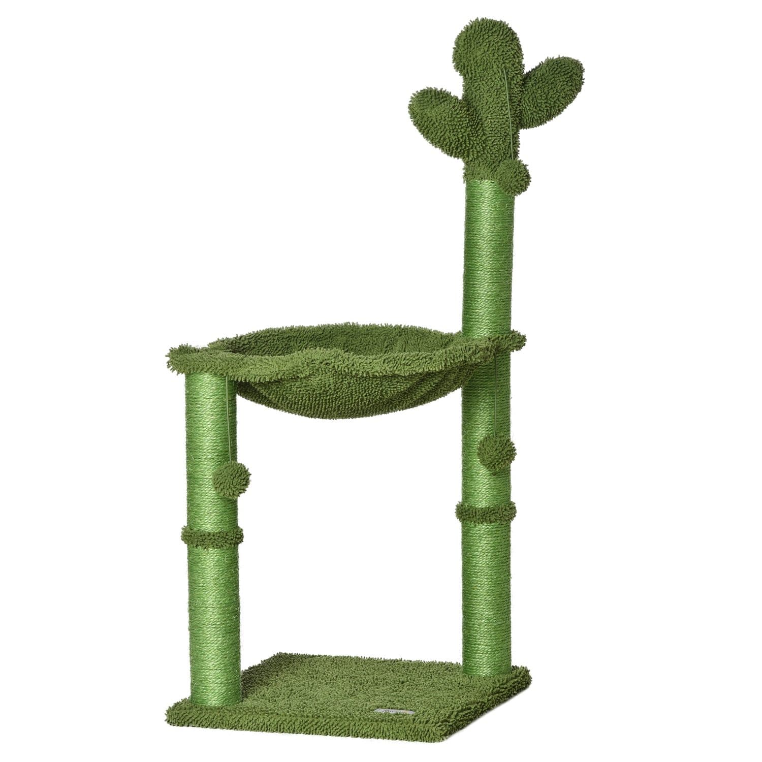 Give Your Cat a Cactus-Themed Climbing Tree With Hammock Bed
