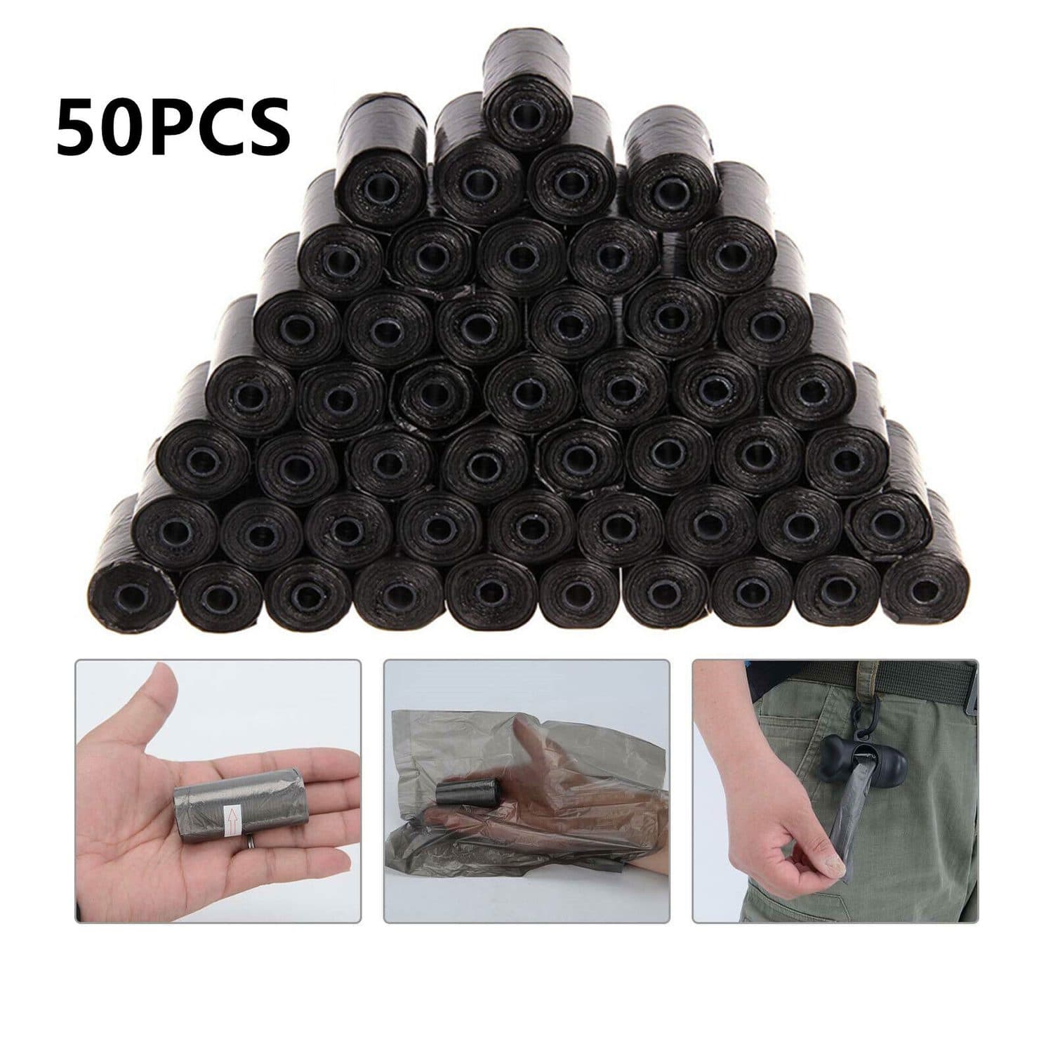 Unscented Biodegradable Dog Poop Bags