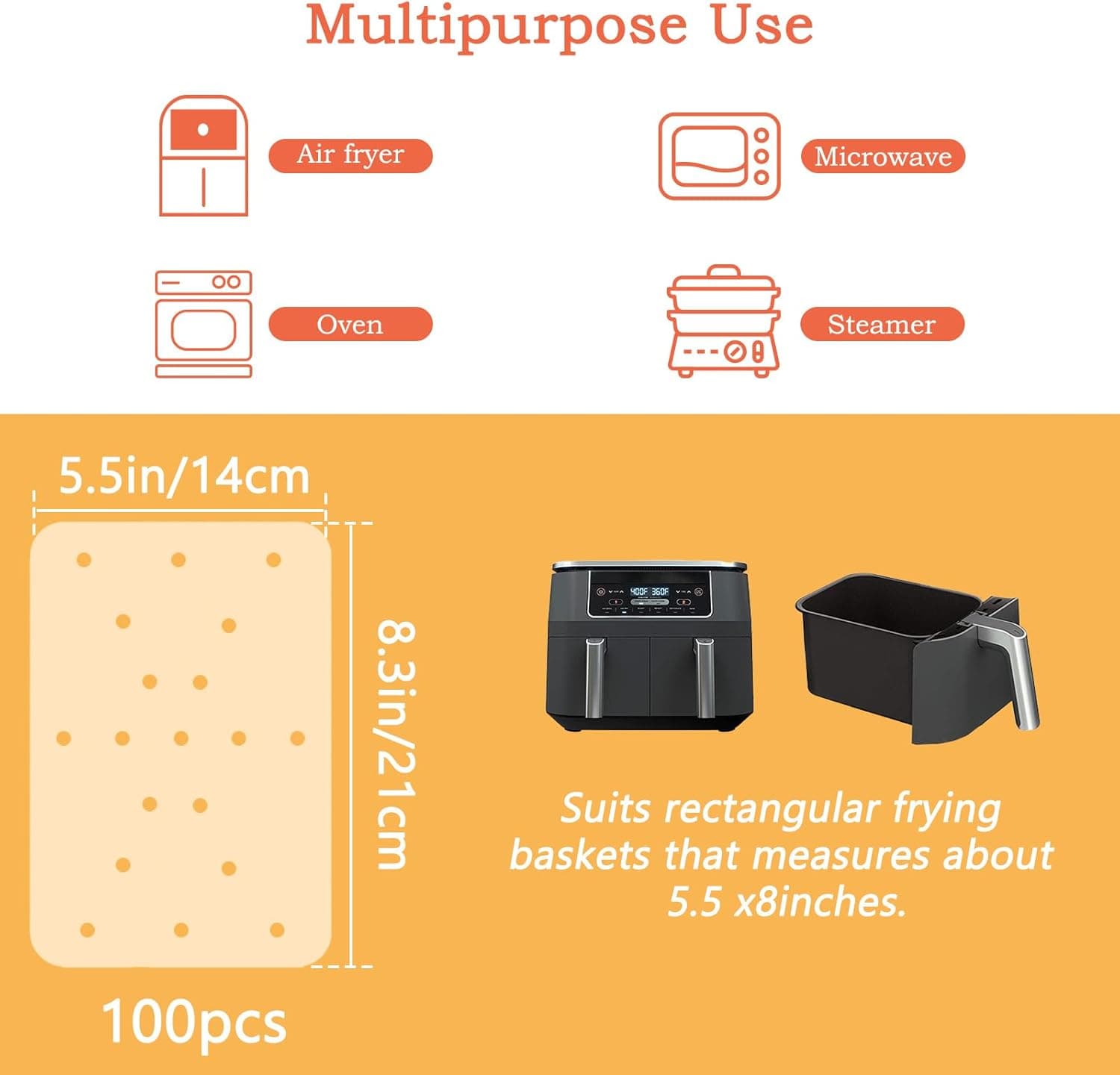 Perforated Air Fryer Liners for Easier Clean-Up - image 5