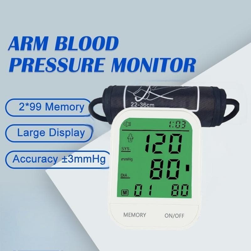 Home Blood Pressure Monitor with Backlit Display - image 5
