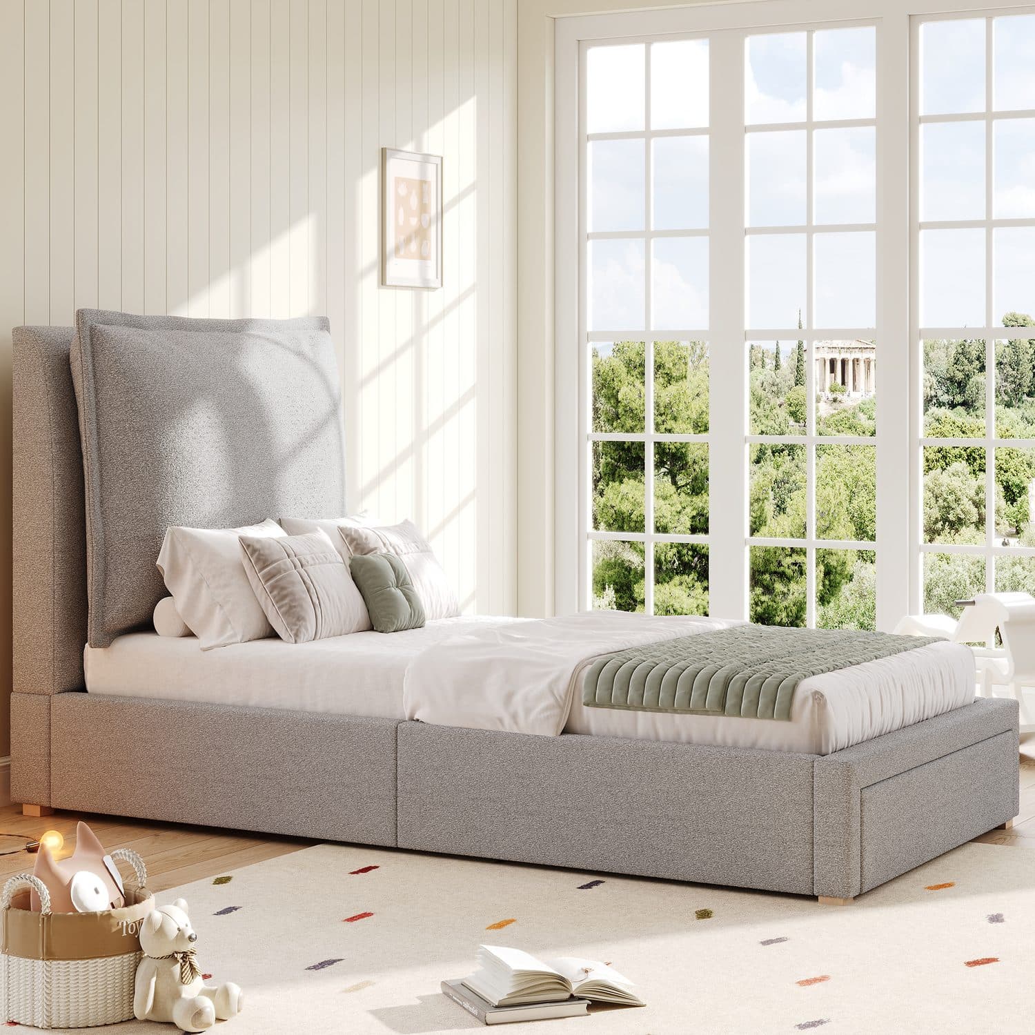 Villalta Home Grey Storage Bed - image 5