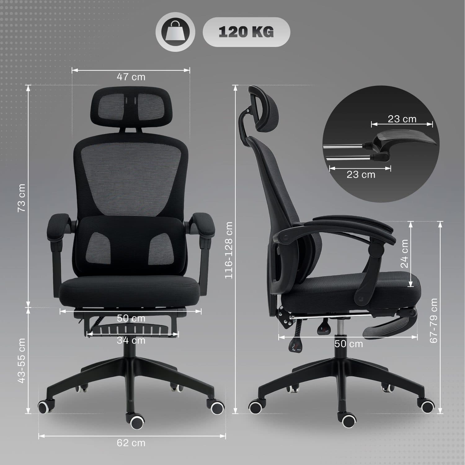 Ergonomic Reclining Chair - image 5