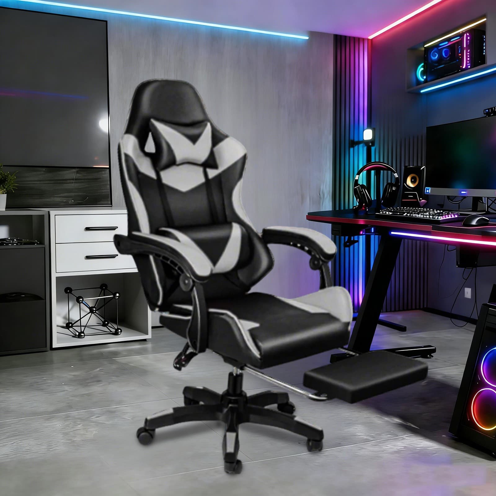 Reclining Gaming Chair for Effortless Comfort