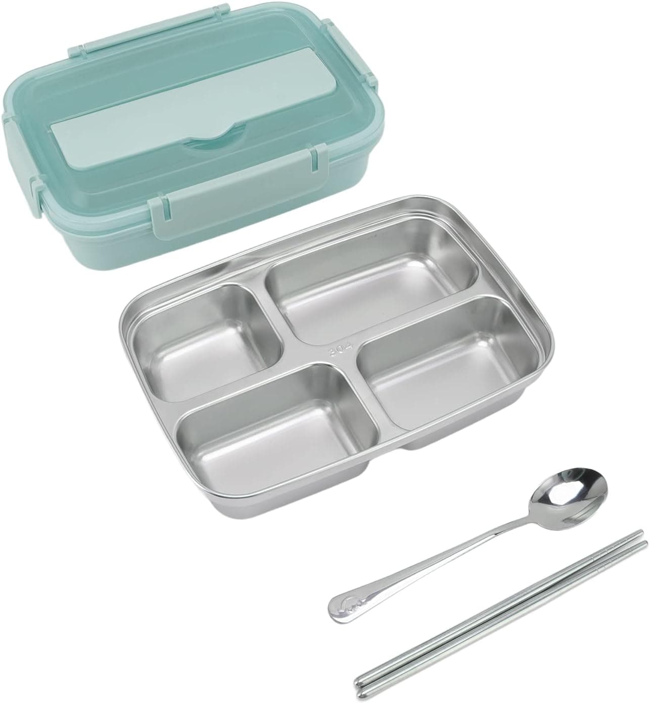 Stainless Steel Insulated Lunch Box with 3 Compartments - image 12