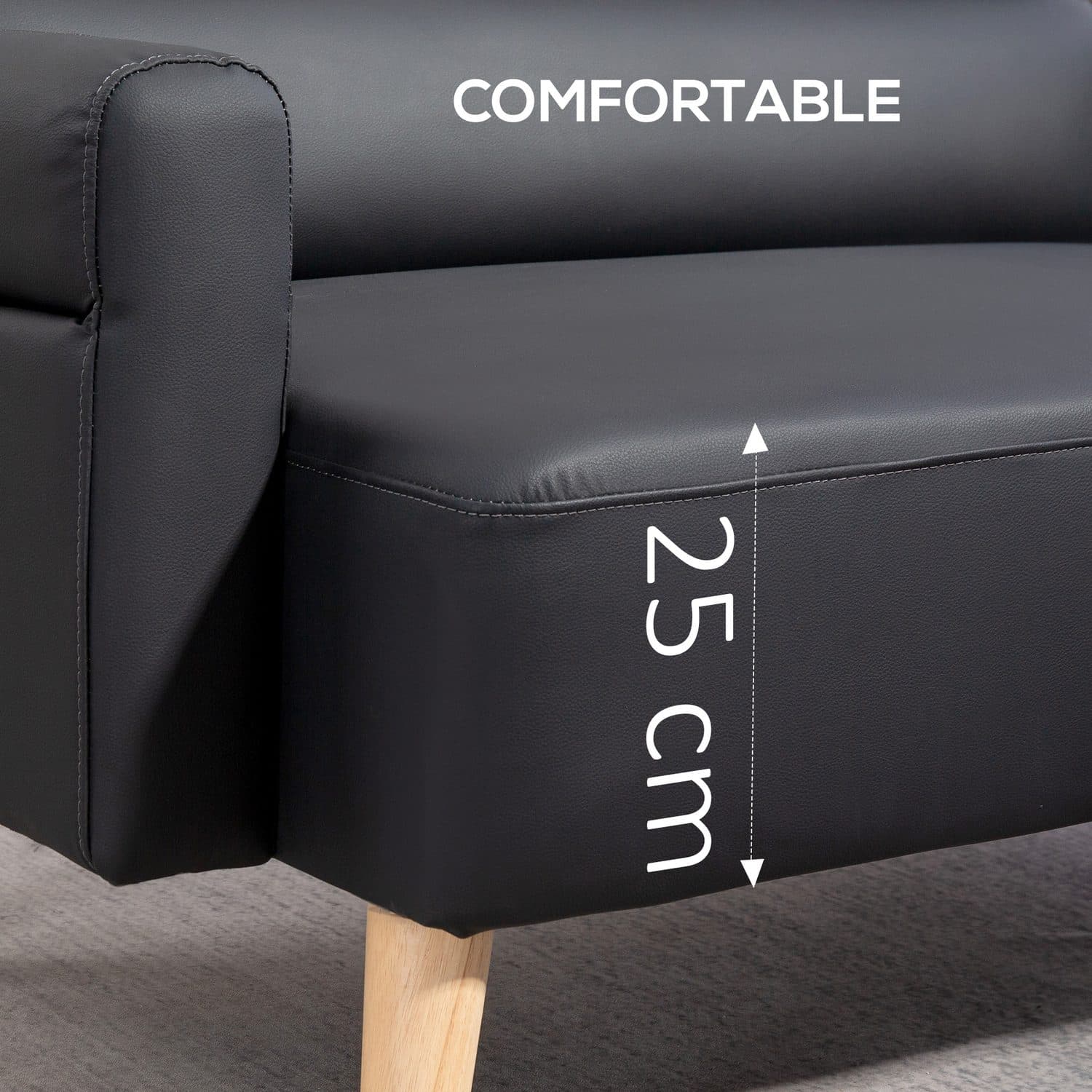 A Small Faux Leather Sofa That Earns Its Space - image 4