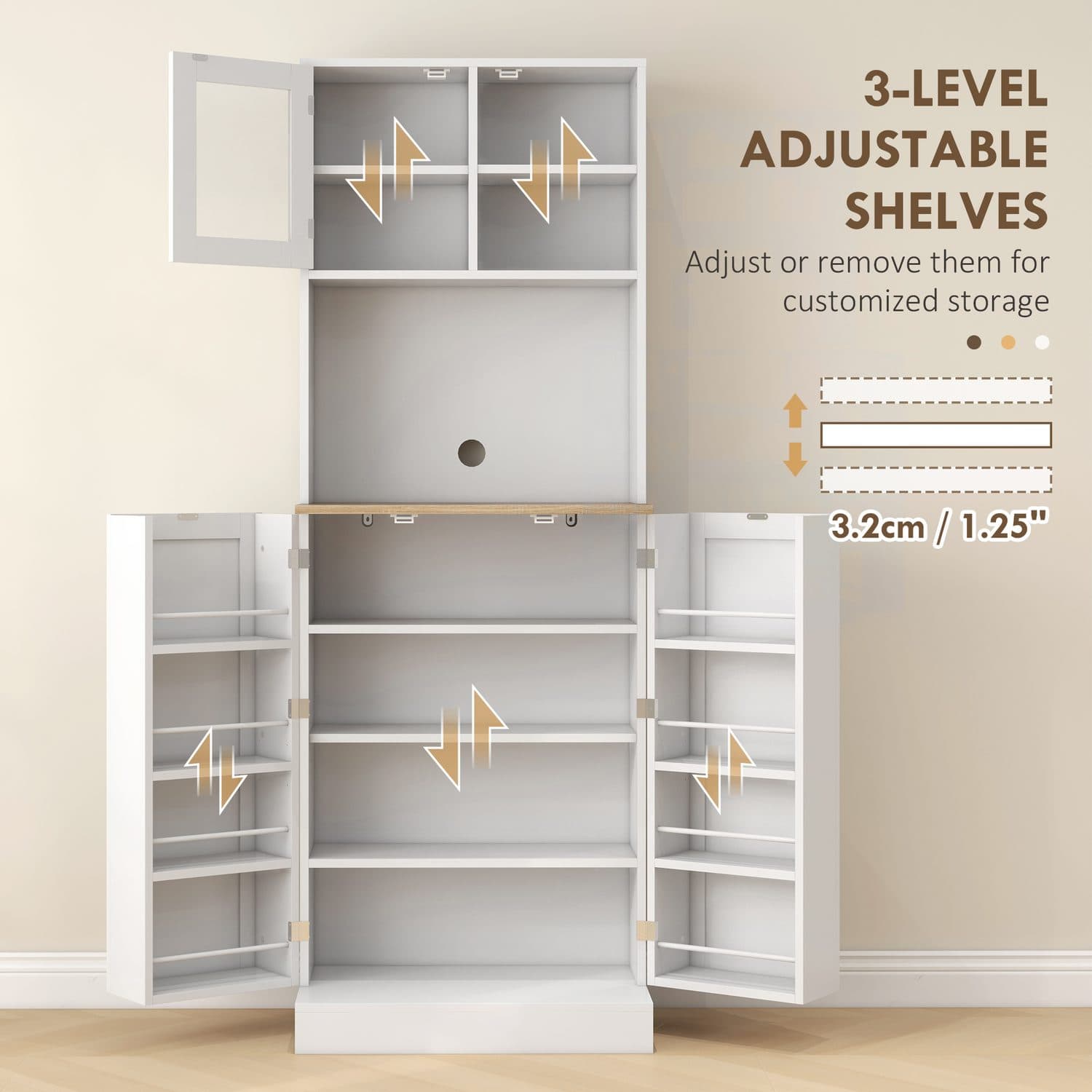 Keep Your Kitchen Organised with a Tall Pantry Cupboard - image 4