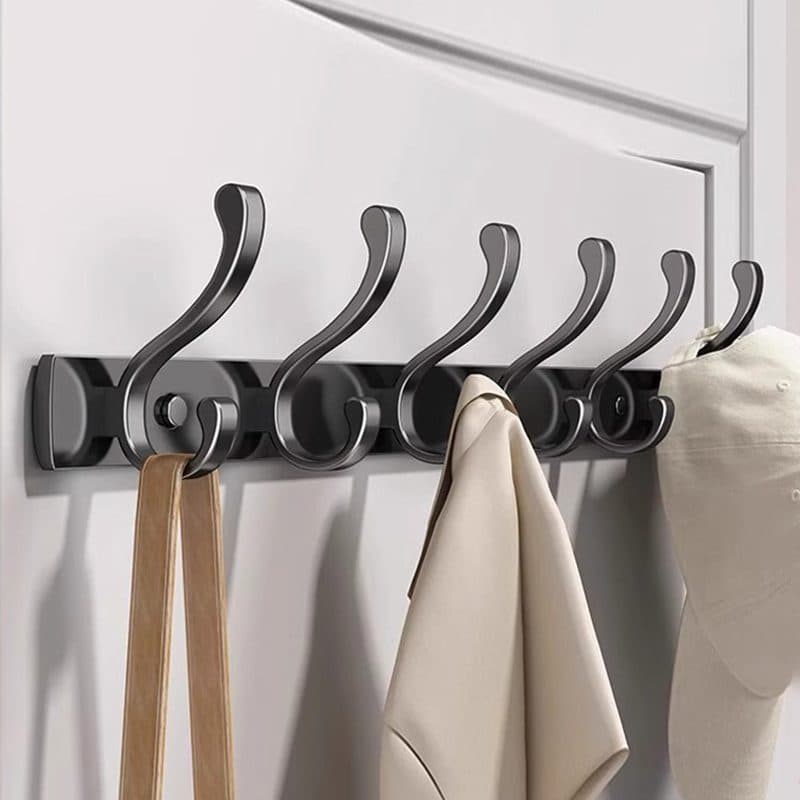 Slim 12 hook wall rack for coats, bags and keys - image 4