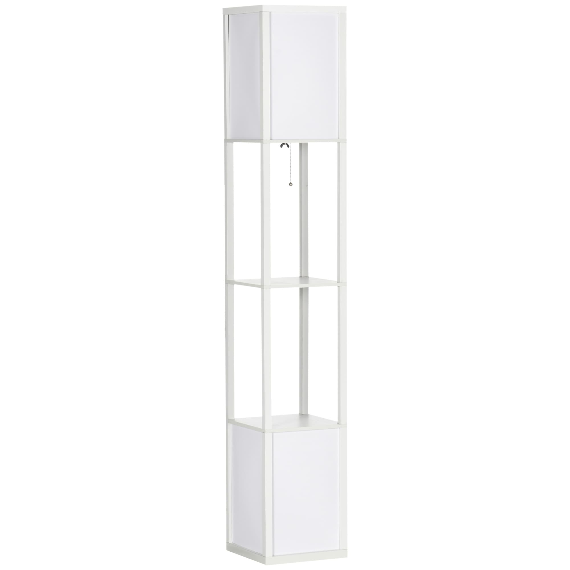 A Floor Lamp and Shelf Combined — Practical Light for Living Spaces