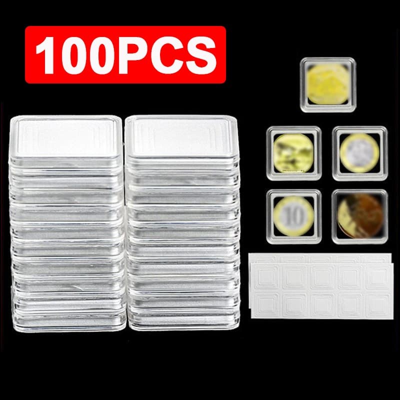 Clear Coin Capsule Storage Cases for Display - image 6