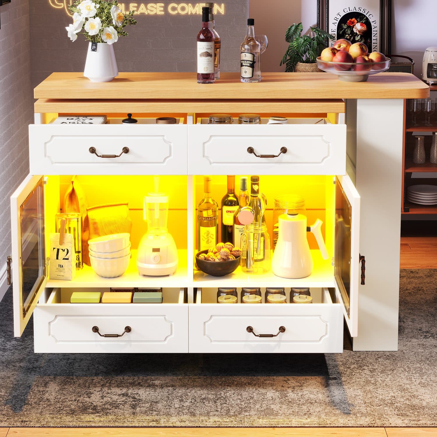 360° Rotating Kitchen Island - image 2