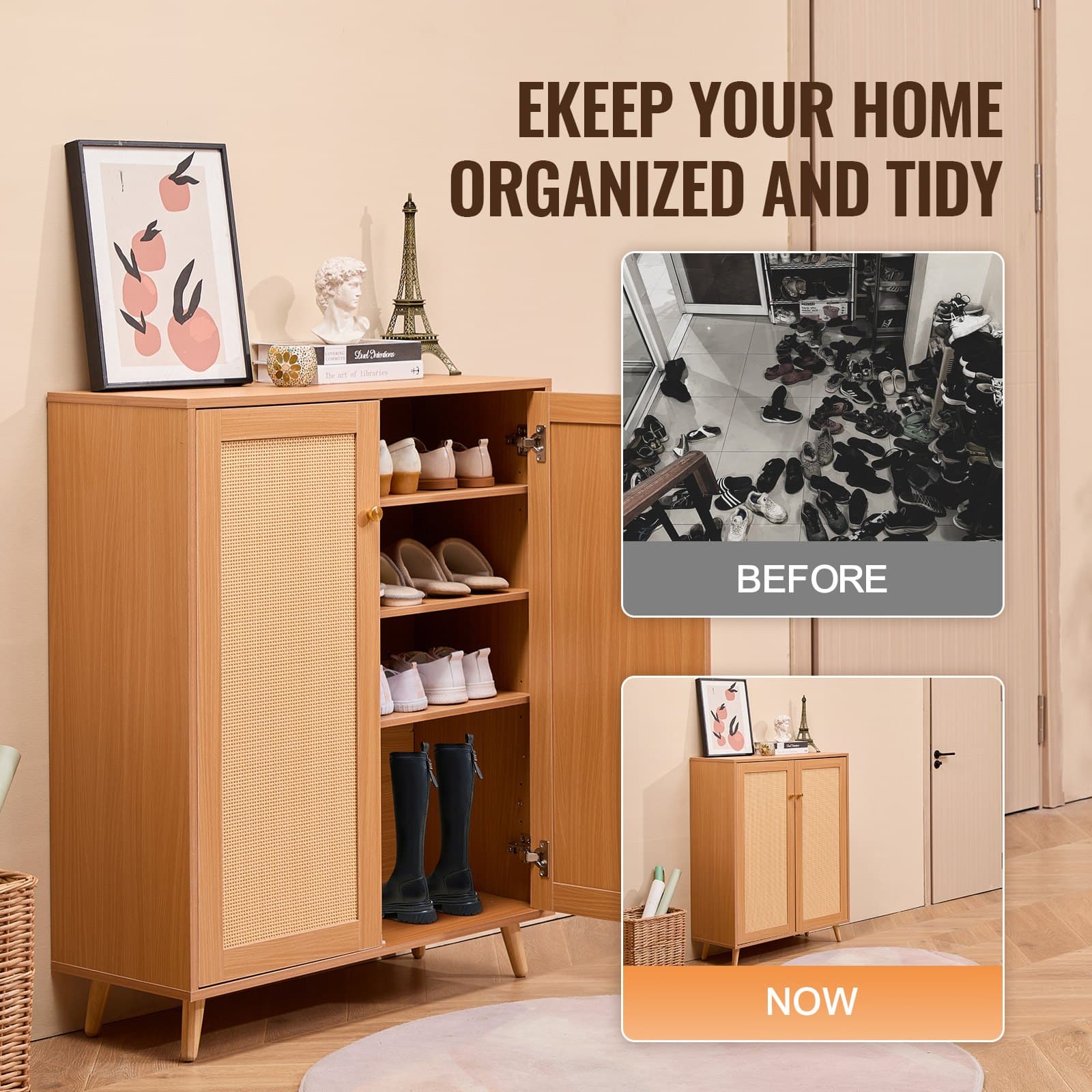 Stylish Rattan Cabinet - image 5