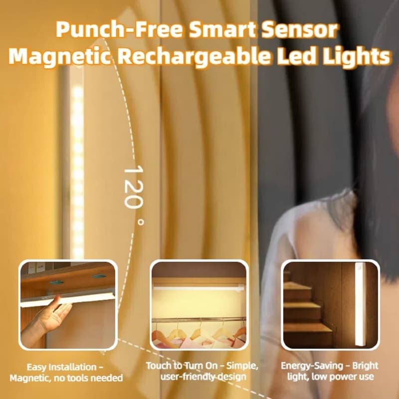 Hands-Free LED Bar Light for Wardrobes, Cupboards & Hallways - image 6