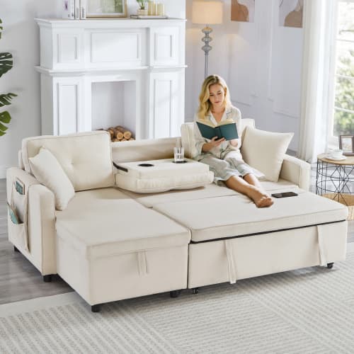 3-in-1 Reversible Sleeper Sofa - image 6