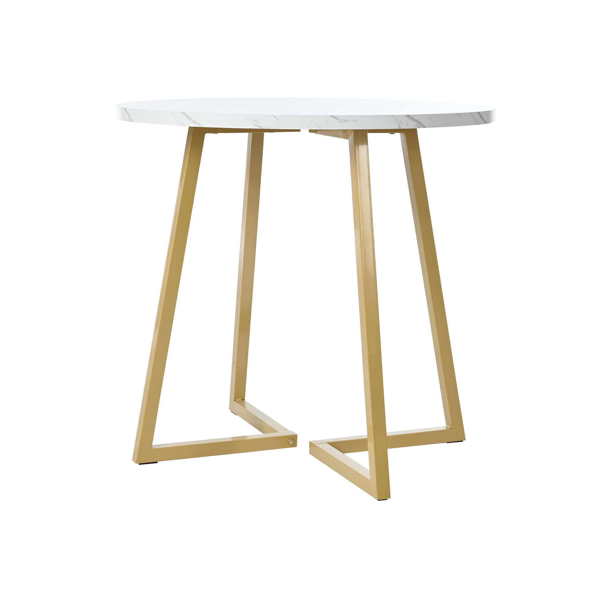 Chic Marble & Gold Dining Table - image 5