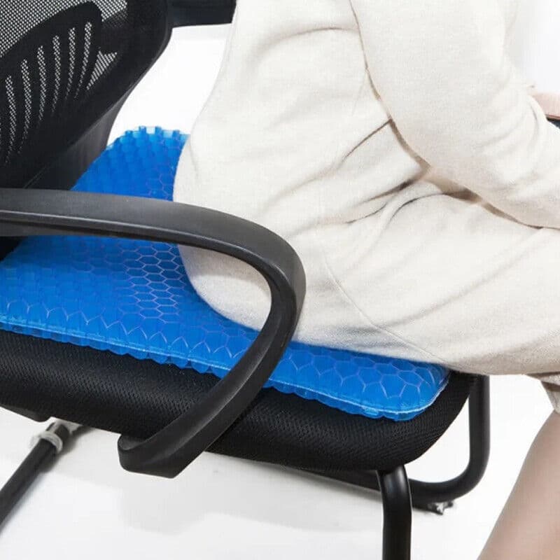 Cooling Honeycomb Gel Seat Cushion with Washable Non-Slip Cover - image 6