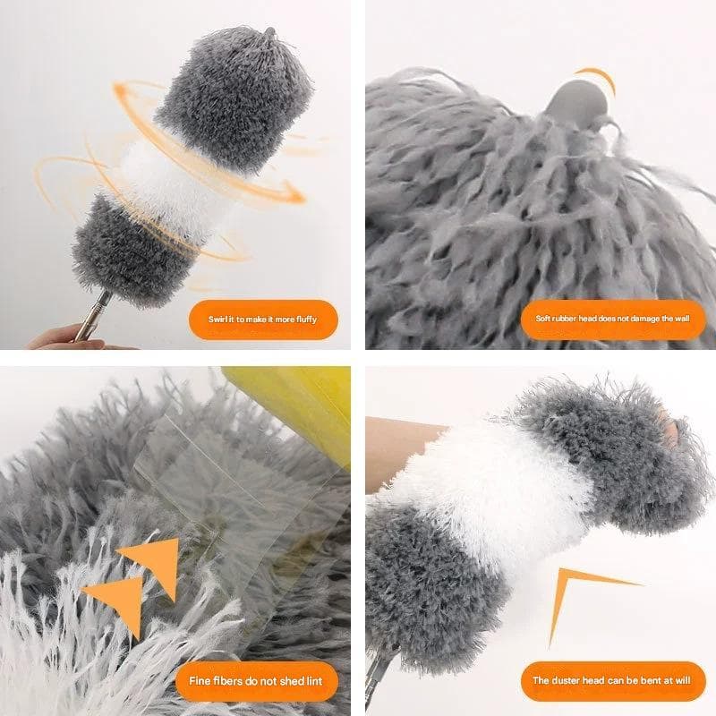 Telescopic Microfibre Duster for High Place Cleaning - image 3