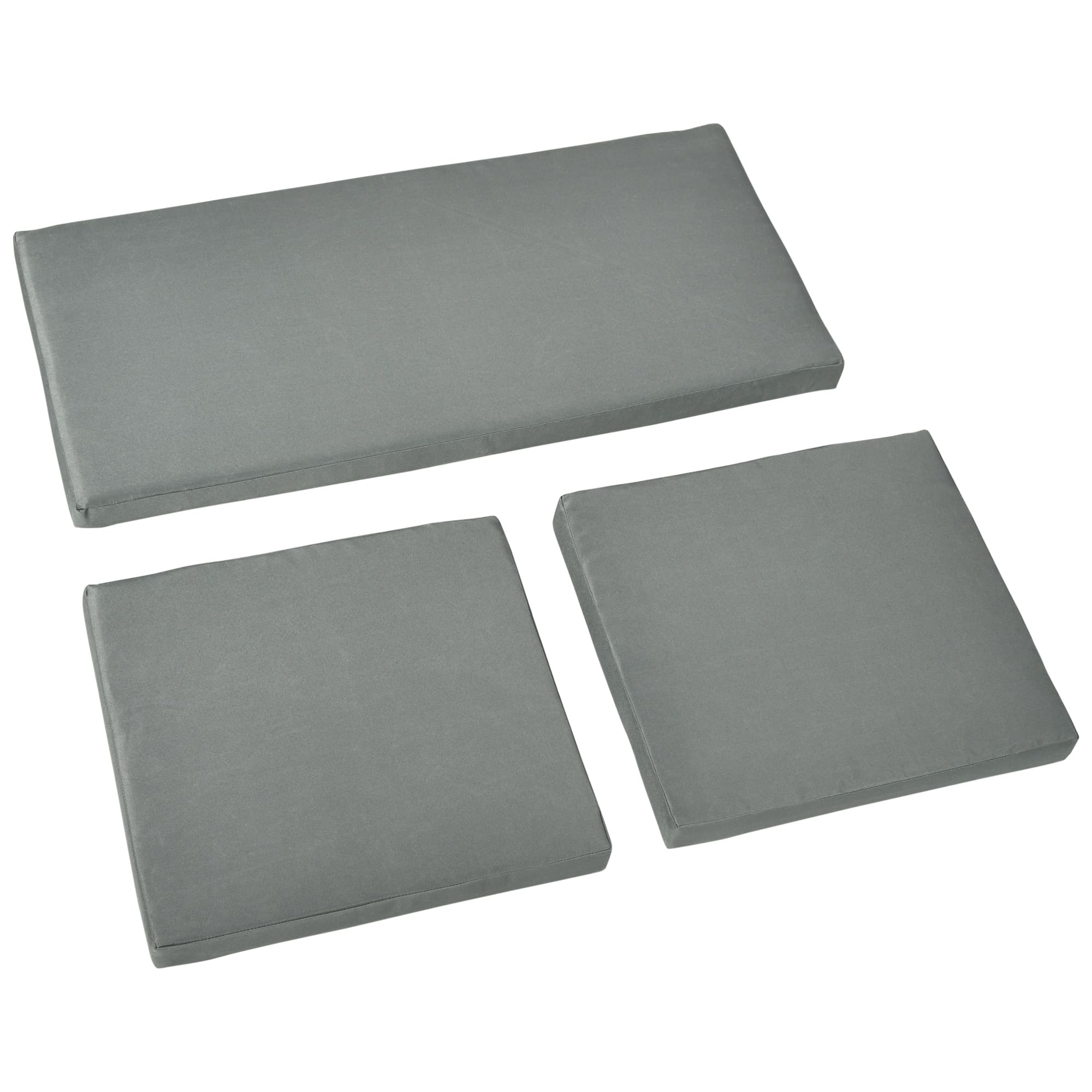 Dark Grey Outdoor Cushions for Rattan Furniture - Dark Grey